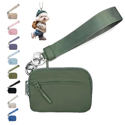 NNBWLMAEE Commonlyto Wallet, The Wallet 2nd Gen, Commonlyto Small Nylon Wristlet Purses, with Zipper Waterproof Material, for Women's Daily Travel and Shopping (B) von NNBWLMAEE