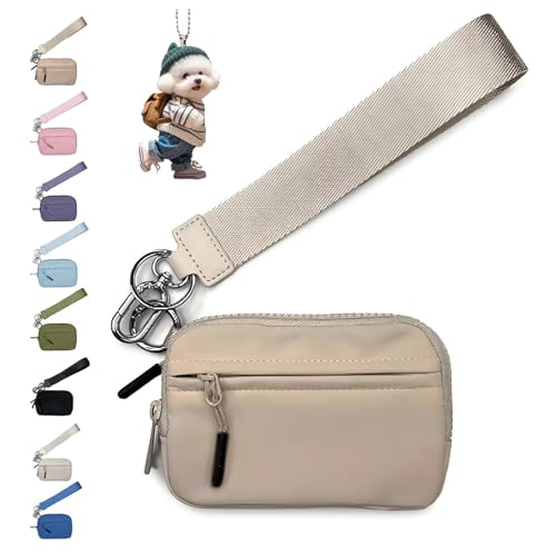 NNBWLMAEE Commonlyto Wallet, The Wallet 2nd Gen, Commonlyto Small Nylon Wristlet Purses, with Zipper Waterproof Material, for Women's Daily Travel and Shopping (C) von NNBWLMAEE