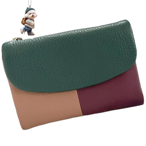 NNBWLMAEE Joyfullygo Wallet, Unisex Pebble Leather Wallet, with Credit Card Holder, Coin Holder & Cash Slots, Soft Small, Waterproof, Large Capacity (B) von NNBWLMAEE