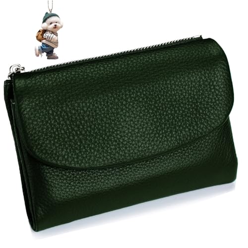 NNBWLMAEE Joyfullygo Wallet, Unisex Pebble Leather Wallet, with Credit Card Holder, Coin Holder & Cash Slots, Soft Small, Waterproof, Large Capacity (J) von NNBWLMAEE