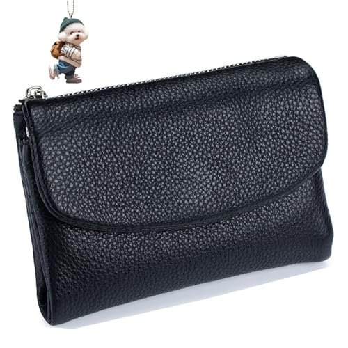 NNBWLMAEE Joyfullygo Wallet, Unisex Pebble Leather Wallet, with Credit Card Holder, Coin Holder & Cash Slots, Soft Small, Waterproof, Large Capacity (L) von NNBWLMAEE