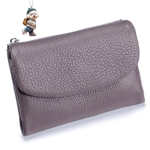 NNBWLMAEE Joyfullygo Wallet, Unisex Pebble Leather Wallet, with Credit Card Holder, Coin Holder & Cash Slots, Soft Small, Waterproof, Large Capacity (O) von NNBWLMAEE