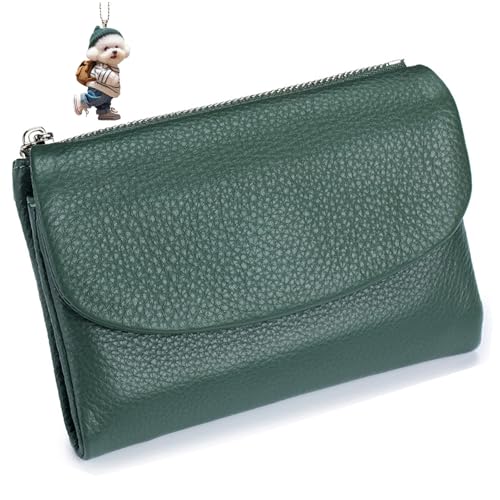 NNBWLMAEE Joyfullygo Wallet, Unisex Pebble Leather Wallet, with Credit Card Holder, Coin Holder & Cash Slots, Soft Small, Waterproof, Large Capacity (Q) von NNBWLMAEE