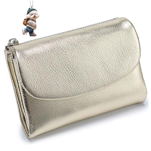 NNBWLMAEE Joyfullygo Wallet, Unisex Pebble Leather Wallet, with Credit Card Holder, Coin Holder & Cash Slots, Soft Small, Waterproof, Large Capacity (S) von NNBWLMAEE