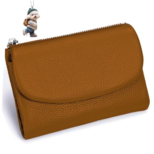 NNBWLMAEE Joyfullygo Wallet, Unisex Pebble Leather Wallet, with Credit Card Holder, Coin Holder & Cash Slots, Soft Small, Waterproof, Large Capacity (U) von NNBWLMAEE