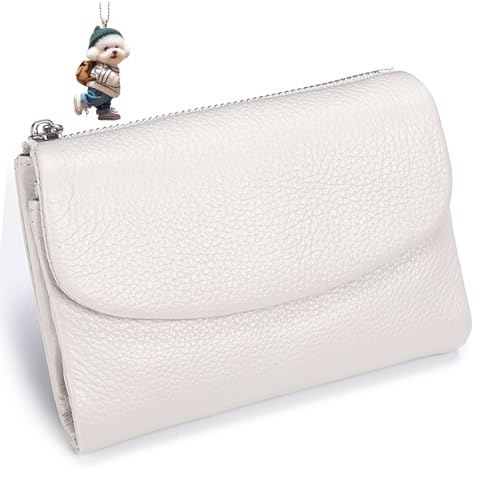 NNBWLMAEE Joyfullygo Wallet, Unisex Pebble Leather Wallet, with Credit Card Holder, Coin Holder & Cash Slots, Soft Small, Waterproof, Large Capacity (V) von NNBWLMAEE