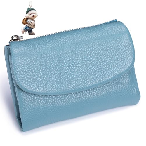 NNBWLMAEE Joyfullygo Wallet, Unisex Pebble Leather Wallet, with Credit Card Holder, Coin Holder & Cash Slots, Soft Small, Waterproof, Large Capacity (X) von NNBWLMAEE