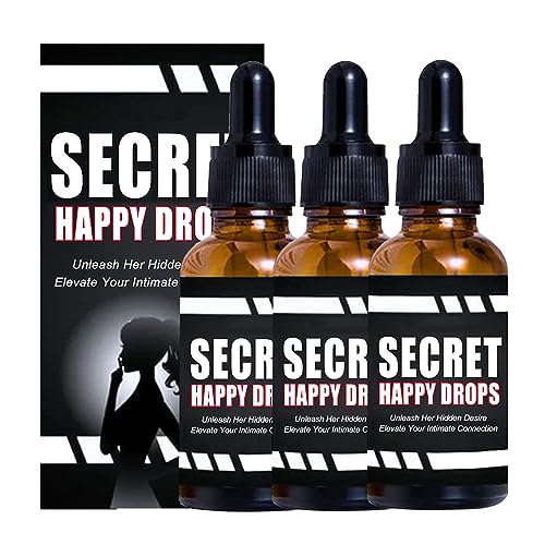 Secret Happy Drops, PleasurePeak Oral Drops, Happy Hormones Drops for Women, Enhancing Sensitivity And Pleasure, Boost Energy Levels, Promoting Relaxation, Promoting Improved Blood Flow (3PCS) von NNBWLMAEE