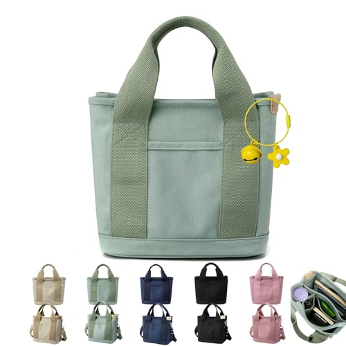 Tinkertechus Bag, Tinkertechus Crossbody Bag, Large Capacity Multi-Pocket Handbag, Small Tote Bags with Zippe (Green-A) von NNBWLMAEE