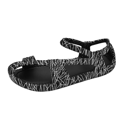 Badelatschen Herren Hausschuhe Damen Badeschuhe Badeschlappen Pantoletten Open Toe Schlappen Super Weich Strand Sandalen Sneaker grün Damen Sandalen 38 Damen Schwimmschuhe Damen 38 von NNGOTD