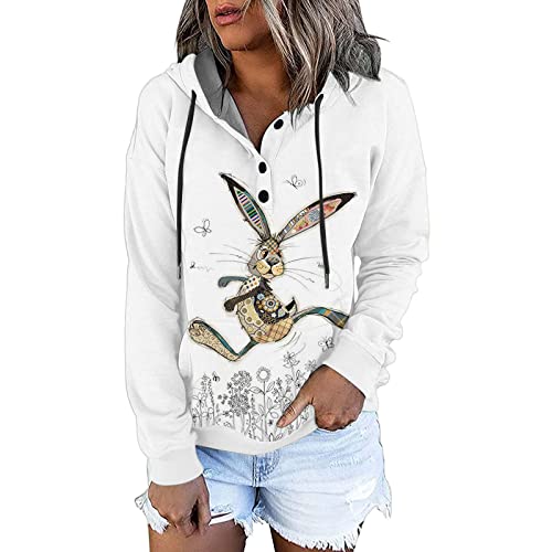 Damen Hoodie 4XL Damen Sweatshirt mit Zip Baumwolle Damen Shirt v Ausschnitt edgywind Damen Pullover Shirt Damen Langarm Damen Shirt XL von NNGOTD