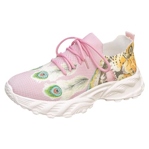 Damen Slip On Sneaker Memory Foam Walkingschuhe Turnschuhe Fitness Gym Sportschuhe Bequeme Schlupfschuhe Plateau Sneaker Damen schwarz Sandale mit Absatz für Damen Joggingschuhe Damen gedämpft von NNGOTD