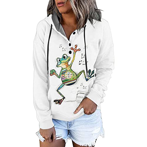 NNGOTD Damen Jacke 4XL Winter Damen Sweatshirt mit Brusttasche Damen Tshirt Slim fit Set winterkleid Damen Damen Tshirt Slim fit lang Sweatshirt Jacke Damen XL von NNGOTD