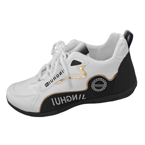 NNGOTD Damen Slip-On Walkingschuhe Sneaker Mesh Leichte Lace-up Laufschuhe Atmungsaktiv Freizeitschuhe Fitness Turnschuhe Sneakers Schuhe Damen Damen Sandaletten Sommerschuhe von NNGOTD