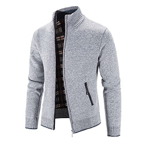 NNGOTD Herren Wintermantel Wolle Winter Kurzmantel Mittellang Wollmantel Kurz Winterjacke für Business Freizeit von NNGOTD