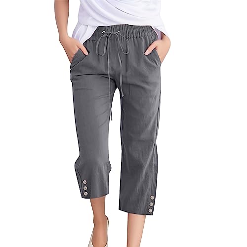 NNGOTD Palazzo Hose mit Schlitz Damen Jogpants Hosen Damen Camouflage leichte Sommer-Cargohose Damen weiß Jeans Chino Damen Jeans Damen high Waist weiß Stretch Push up Shorts Damen von NNGOTD