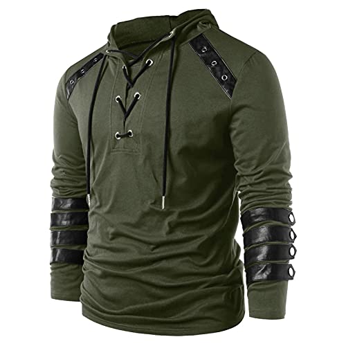NNGOTD Pullover Herren m Sweatshirt Herren ohne Kapuze Herren Sweatjacke mit Kapuze XXL Herren steppiacke leicht Kapuze blau Softshell Herren Jacke wasserdicht Jacke Herren Leder Motor von NNGOTD