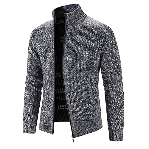 NNGOTD Wintermantel Herren Slim Fit Kurzmantel Herren Wolle Warm Mantel Wollmantel Mantel Winter von NNGOTD