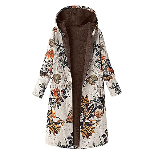 NNGOTD daunenmantel Damen Langer Mantel Damen Damen-jacken Regen Jacke Laufjacke Damen wasserdicht atmungsaktiv Sweatshirt mädchen Damen Hoody mit Kapuze wintermantel Damen lang warm gefüttert von NNGOTD