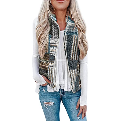 NNGOTD fahrradweste Damen damenwesten ärmellos lang Warnweste Fahrrad Jeansjacke Steppjacke Regenmantel Damen gefüttert wärmeweste Damen wintermantel Weste Damen lang von NNGOTD