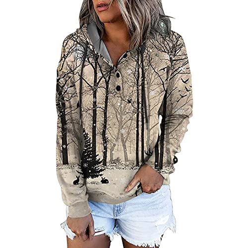 Pullover Damen ohne Bund Sweatshirt Damen ohne Kapuze Baumwolle Damen Tshirt Langarm v Ausschnitt Sweater Damen Oversized Damen Kurzarm t-Shirt schwarz t-Shirt Damen weiß XXL von NNGOTD