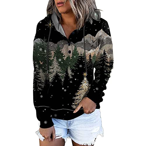 NNGOTD Damen Sweatshirt Bio Baumwolle Weiß/XL Pullover Wikinger T-Shirt Rot Baumwolle Langarm Kapuze von NNGOTD