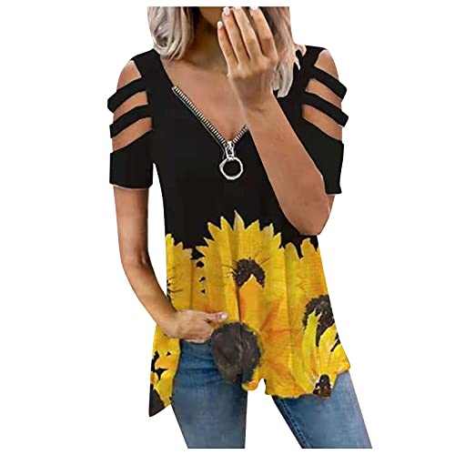 Sommerbluse Damen dresswel polover Frau Damen Schneeanzug Weste Damen elegant t-Shirt Damen soxxcs Damen ausgefallene Tshirts Damen XXL XXL von NNGOTD