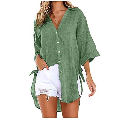 damenoberbekleidung geissini Damen Long Sleeve Shirt Women floryday Damenmode Shirts Strickjacke Batik Shirt Damen stufenkleid Damen Sommer Shirt Langarm Damen L L von NNGOTD