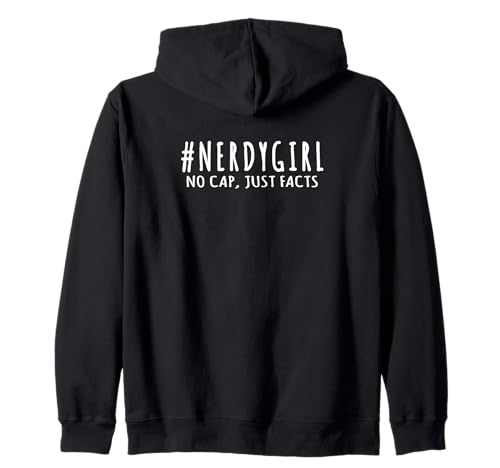 Nerdy Girl No Cap Lustiges Nerd Girl Zitat Geeky Humor Kapuzenjacke Nerdy Girl No Cap Lustiges Nerd Girl Zitat Geeky Humor Kapuzenjacke von NO CAP NERD GEEK NERDY GIRL NOVELTY MERCH