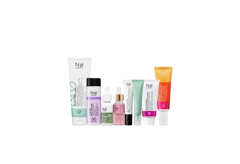 NO Cosmetics Gesichtspflege-Set Empfindliche Haut Day & Night Routine 8-teilig, 8-tlg. von NO Cosmetics