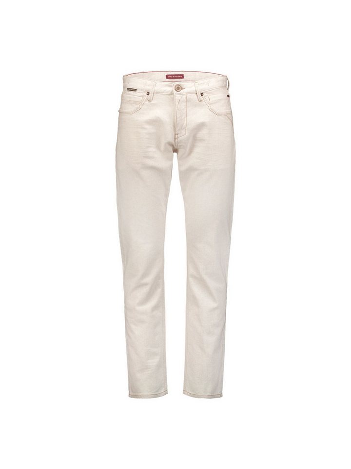 NO EXCESS 5-Pocket-Jeans Denim, Relax Fit 715, Coloured, With Linen von NO EXCESS