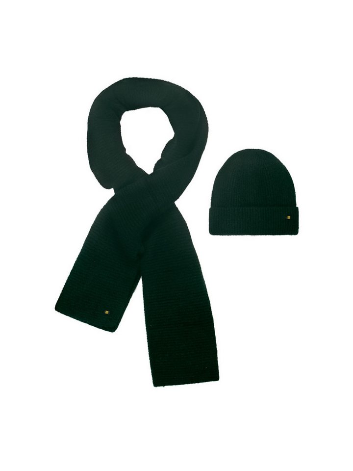 NO EXCESS Beanie - Schal + Mütze - Herrenmütze - Herrenschal - Beenie + Scarf (Schal + Mütze) - ONE SIZE von NO EXCESS