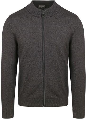 NO EXCESS Cardigan 2 Coloured Melange - XXL von NO EXCESS