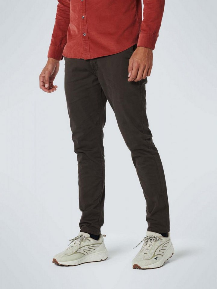 NO EXCESS Chinohose Pants Chino Garment Dyed Stretch Responsible Choice Coffee von NO EXCESS