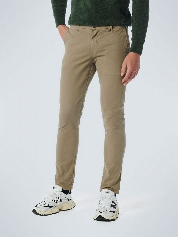 NO EXCESS Chinohose Pants Chino Garment Dyed Stretch Taupe von NO EXCESS