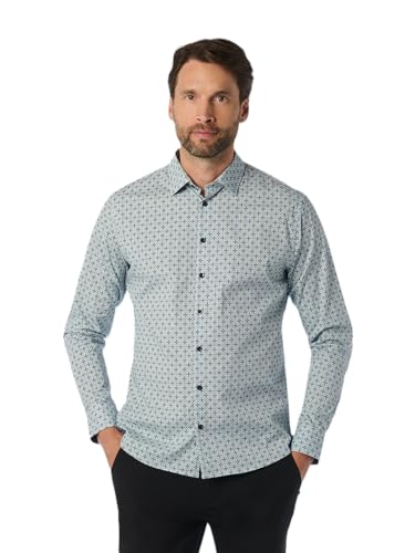 NO EXCESS Hemd mit Allover Print - L von NO EXCESS