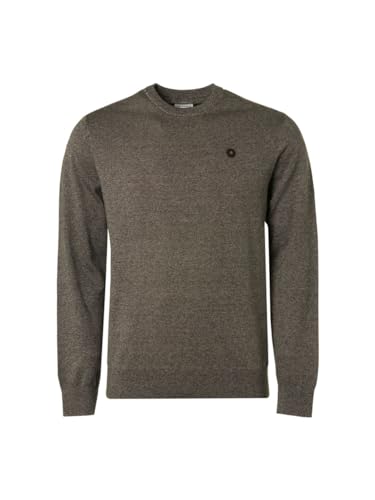 NO EXCESS - Herren Feinstrickpullover mit Rundhalskragen (21210880SN), Größe:L, Farbe:Stone (014) von NO EXCESS