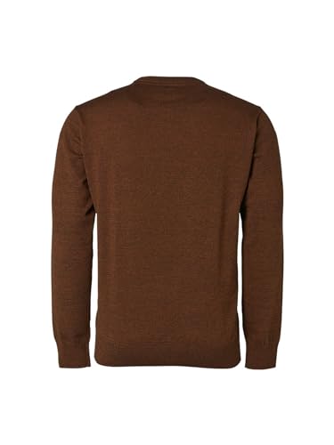 No Excess - Herren Feinstrickpullover mit Rundhalskragen (21210880SN), Größe:XL, Farbe:Caramel (048) von NO EXCESS