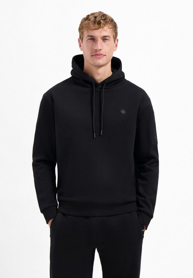 NO EXCESS Hoodie No Excess Kapuzenpullover Sweater Hooded Brushed von NO EXCESS