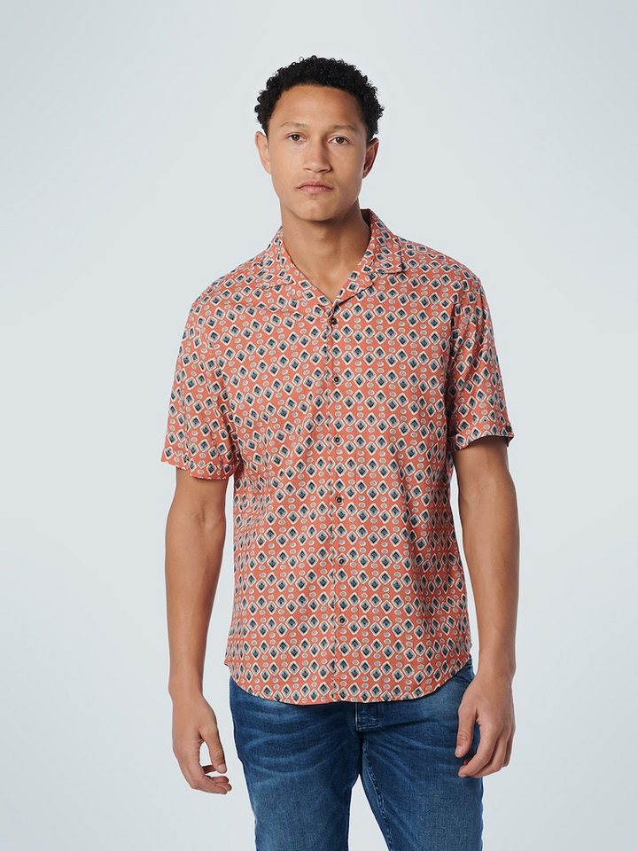 NO EXCESS Kurzarmhemd Shirt Short Sleeve Resort Collar Allover Printed Responsible Choice Co von NO EXCESS