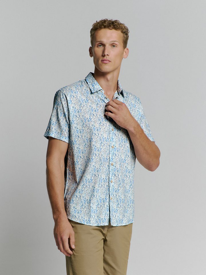 NO EXCESS Kurzarmhemd - sommerliches Kurzarmhemd in auffälligem Allover-Print von NO EXCESS