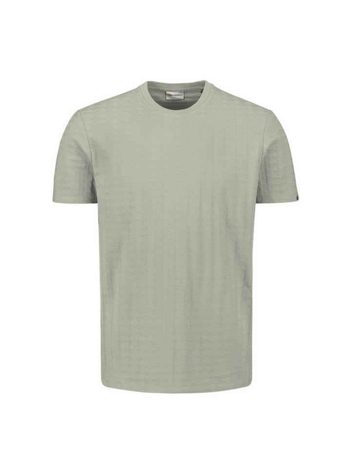 NO EXCESS Kurzarmshirt T-Shirt Crewneck Solid Relief Jacqu von NO EXCESS