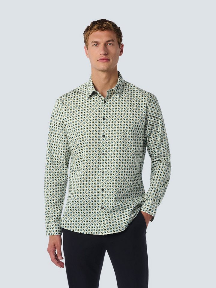NO EXCESS Langarmhemd - Herren Hemd mit Minimalprint - bedrucktes Hemd NO EXCESS Langarmhemd - Herren Hemd mit Minimalprint - bedrucktes Hemd von NO EXCESS