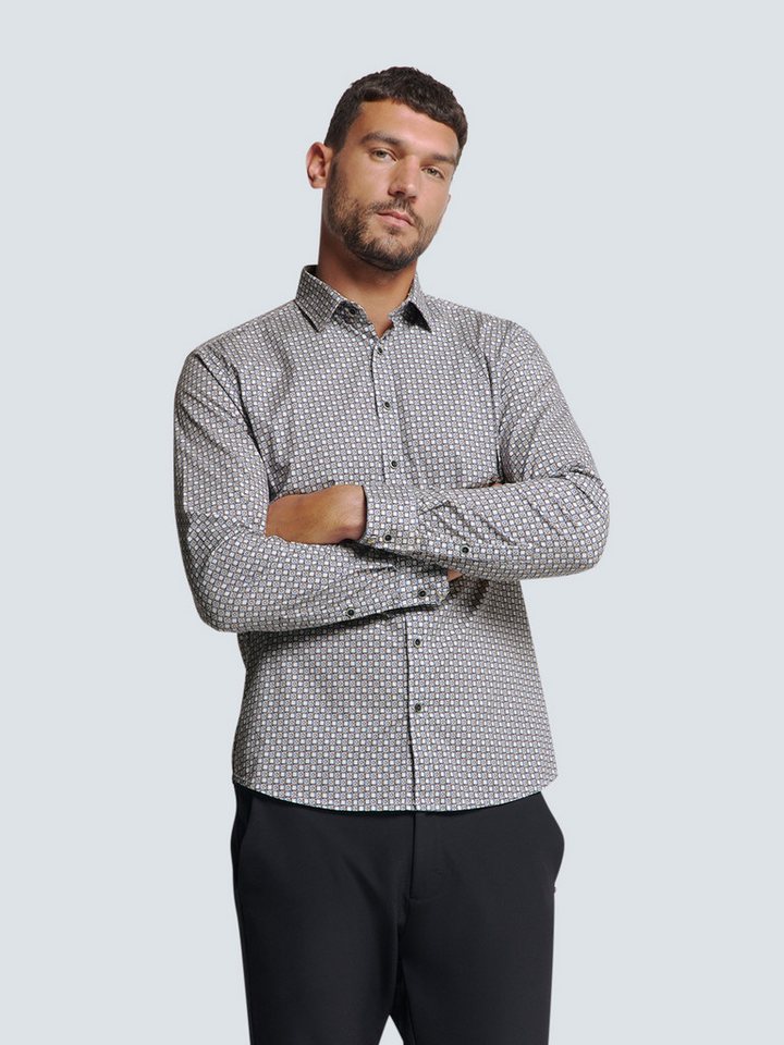 NO EXCESS Langarmhemd No Excess Bedrucktes Stretch-Hemd NO EXCESS Langarmhemd No Excess Bedrucktes Stretch-Hemd von NO EXCESS