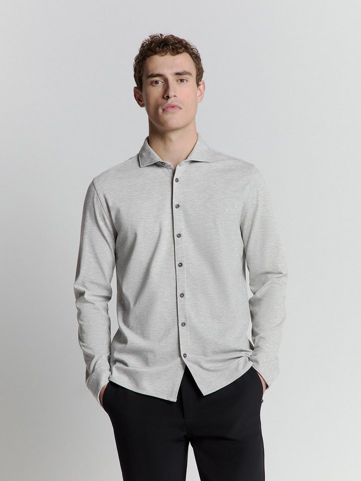 NO EXCESS Langarmhemd No Excess Jerseyhemd von NO EXCESS