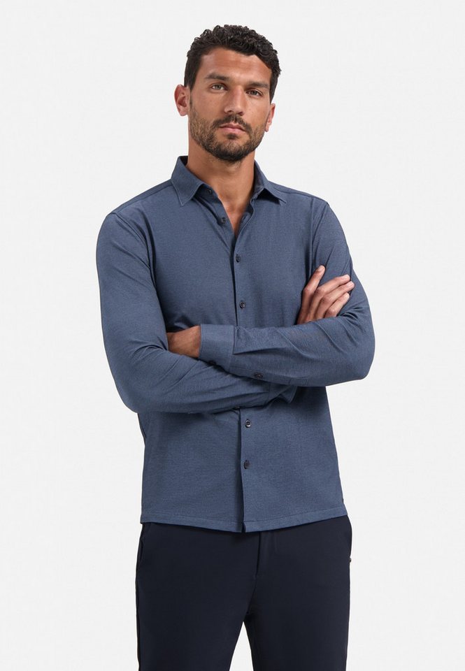 NO EXCESS Langarmhemd No Excess Meliertes Jerseyhemd Shirt Jersey NO EXCESS Langarmhemd No Excess Meliertes Jerseyhemd Shirt Jersey von NO EXCESS