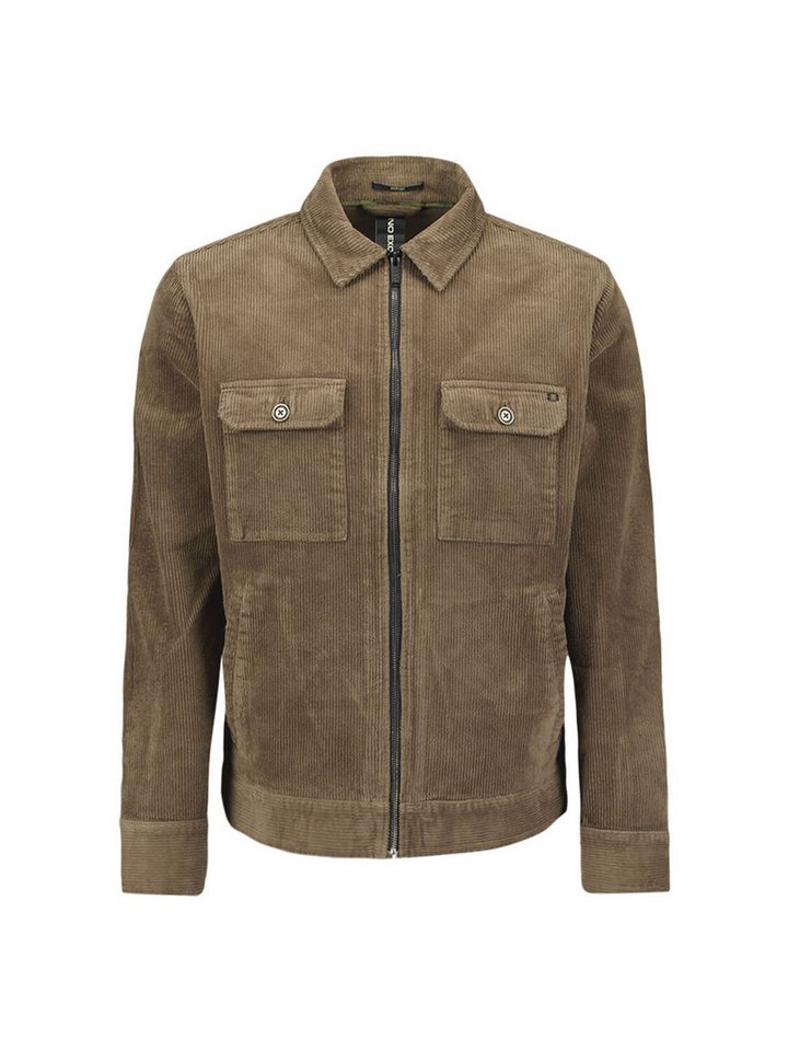 NO EXCESS Langarmhemd No Excess Overshirt aus geripptem Cord von NO EXCESS
