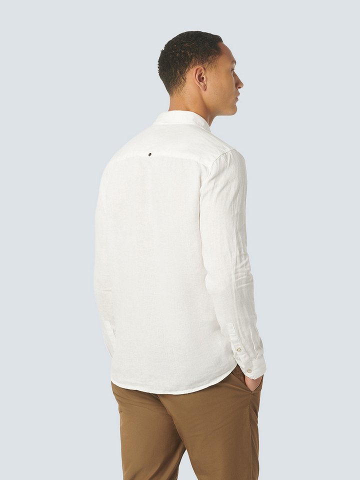 NO EXCESS Langarmshirt Shirt Linen Solid von NO EXCESS