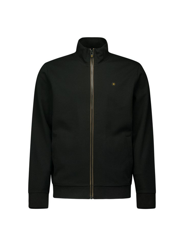 NO EXCESS Langarmshirt Sweater Full Zipper Double Face 2 Coloured Fabric von NO EXCESS