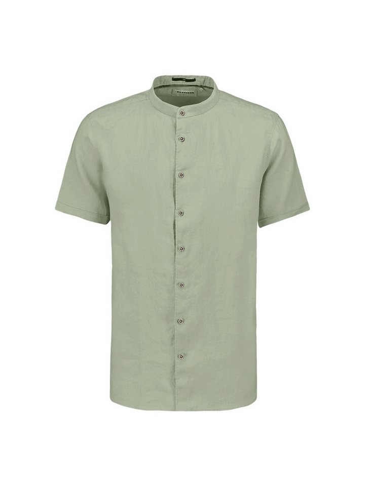 NO EXCESS Leinenhemd – modisches Kurzarmhemd – Stehkragen Leinenhemd von NO EXCESS